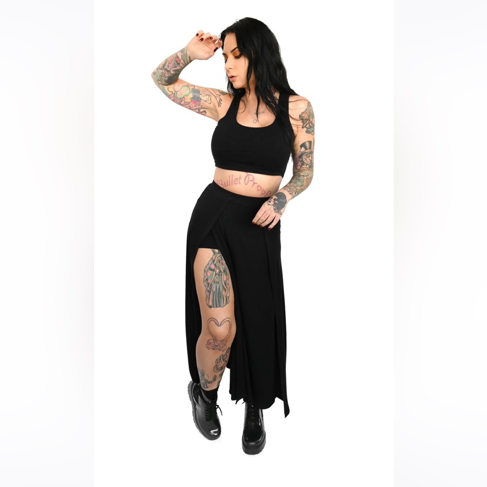 Foxblood Darla Maxi Skirt
